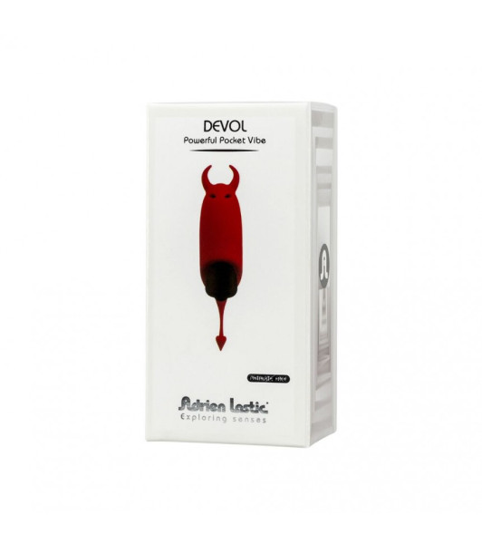 Mini Vibrator Pocket Vibe Devol Red by Adrien Lastic 8.5 x 2.5 cm - 1 - notaboo.es