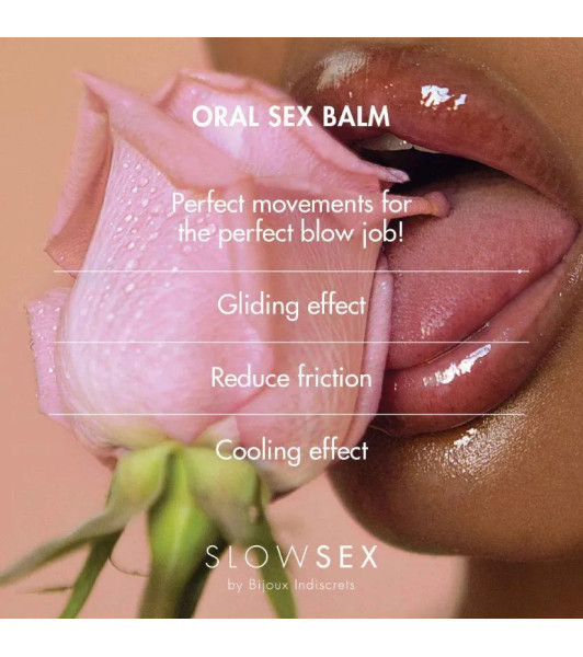 Sachette ORAL SEX BALM Slow Sex Bijoux Indiscrets, 2ml - 1 - notaboo.es
