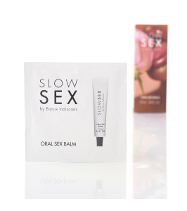 Sachette ORAL SEX BALM Slow Sex Bijoux Indiscrets, 2ml - notaboo.es