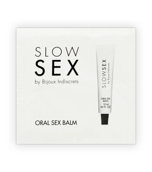 Sachette ORAL SEX BALM Slow Sex Bijoux Indiscrets, 2ml - 2 - notaboo.es