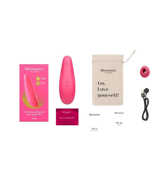 Womanizer Muse non-contact clitoral stimulator, pink - 4 - notaboo.es