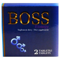Boss Energy tablets for strengthening erection and orgasm, 2 pcs.