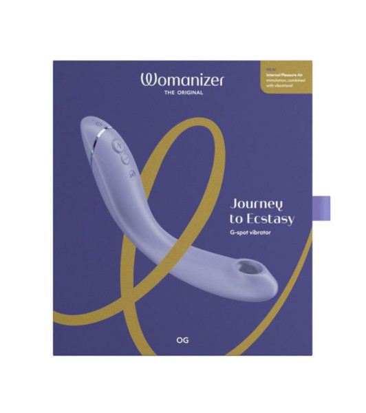 Womanizer OG Lilac Vibrador punto G con estimulación de ondas, malva, 17,6 x 3,9 - 15 - notaboo.es