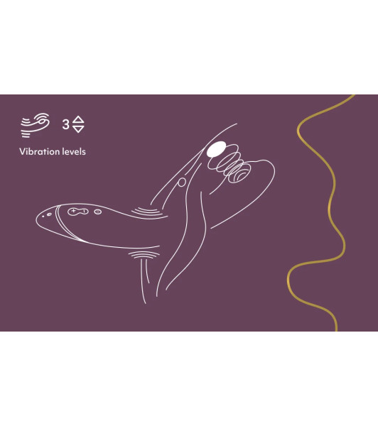 G-spot vibrator Womanizer OG Aubergine with wave stimulation, burgundy, 17.6 x 3.9 cm - 20 - notaboo.es