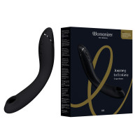 G-spot vibrator Womanizer OG Dark Gray with wave stimulation, black, 17.6 x 3.9 cm