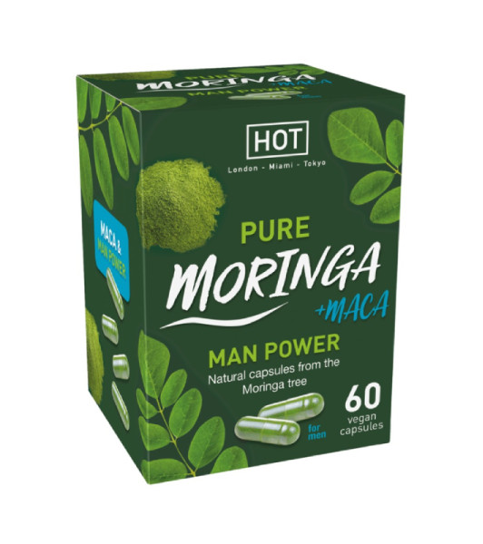HOT BIO - Moringa Man Power Capsules - 60 Pcs - 2 - notaboo.es