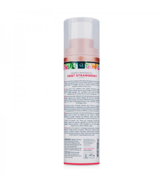 Massage oil with strawberry aroma Exotiq, 100 ml - 1 - notaboo.es
