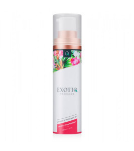 Massage oil with strawberry aroma Exotiq, 100 ml - notaboo.es