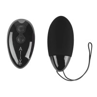 Alive MAX Huevo vibrador con mando a distancia, negro, 8,3 x 3,8 cm 