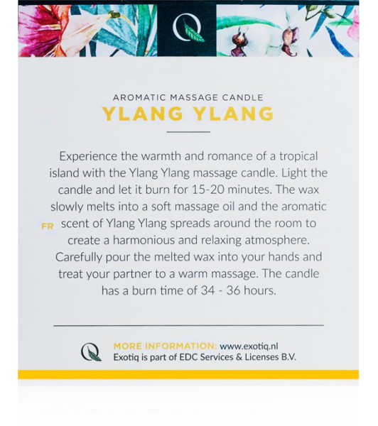 Vela de masaje con aceite de Ylang Ylang, 200 g - 4 - notaboo.es