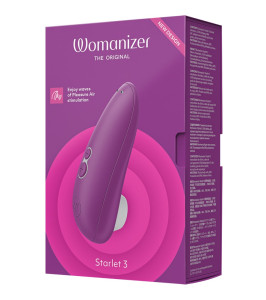 Estimulador de clítoris sin contacto Starlet 3 Womanizer, violeta - notaboo.es