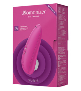Non-contact clitoris stimulator Starlet 3 Womanizer, pink - notaboo.es