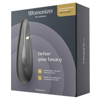 Non-contact clitoral stimulator Womanizer Premium 2, black