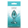 NS Novelties Anal Tube S with Crystal, teal, 7 x 3.2cm - 2 - notaboo.es