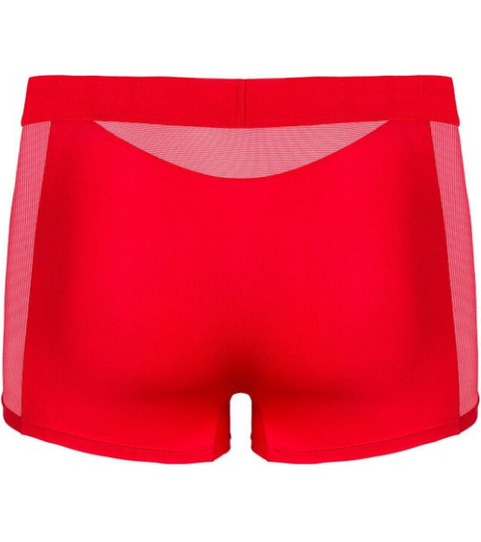 Men's panties S/M Obsessive Boldero, with mesh, Red - 3 - notaboo.es