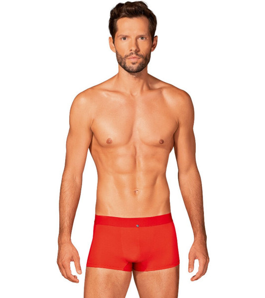 Men's panties S/M Obsessive Boldero, with mesh, Red - notaboo.es