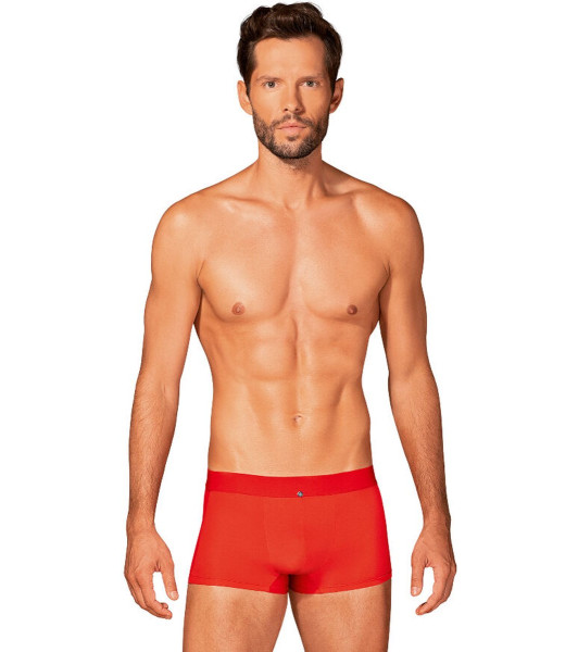 Braga de hombre S/M Obsessive Boldero, con malla, Rojo - notaboo.es