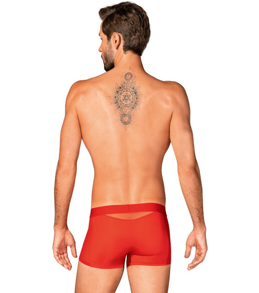 Men's panties S/M Obsessive Boldero, with mesh, Red - 1 - notaboo.es