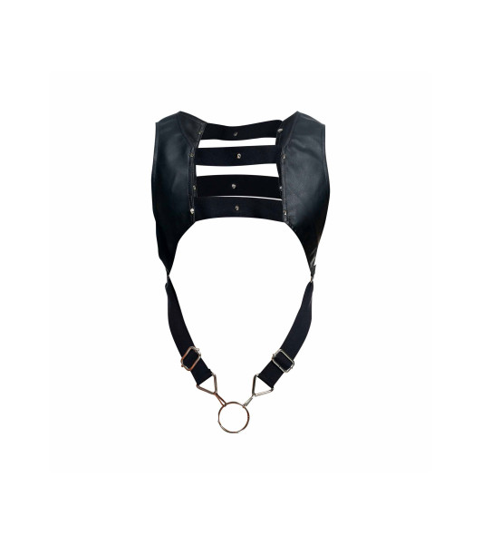 DNGEON Top Cockring  Harness black  - 3 - notaboo.es