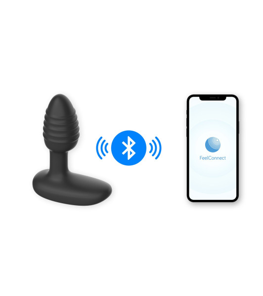 Lumen Kiiroo plug anal interactivo, negro, 10 x 3.3cm - 5 - notaboo.es
