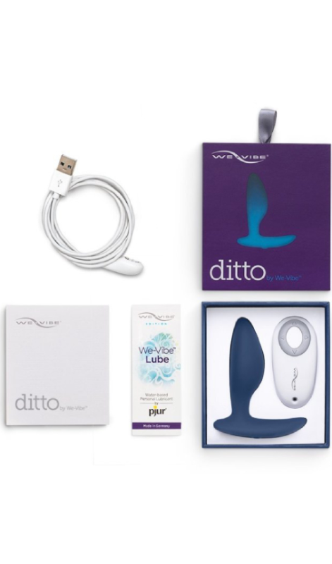 <p>Ditto Remote Control Anal Plug by We-Vibe Blue, 8.8 x 3.2 cm<br></p>
