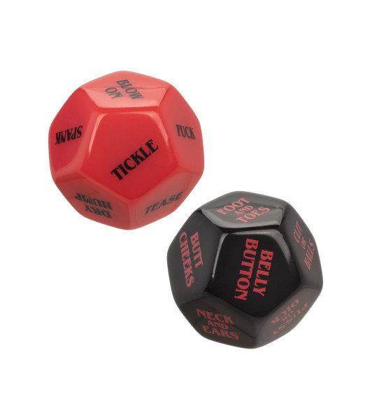 Roll Play Sex Cubes - Naughty Dice Set, red and black - 1 - notaboo.es