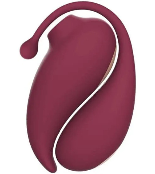 Kit de estimulación Inspiration Adrien Lastic huevo vaginal y estimulador de clítoris al vacío, burdeos - notaboo.es