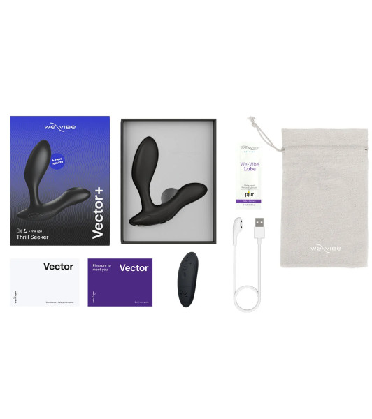 Prostate Massager Vector+ Charcoal Black by We-Vibe - 4 - notaboo.es