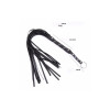 Fetish Bling flogger with riveted handle Fetish Bling flogger with glass diampnd black, 65cm - 3 - notaboo.es