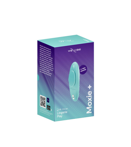Moxie+ panty vibrator by We-Vibe, magnetised, phone-controlled, minty - 1 - notaboo.es