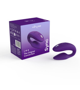 We Vibe Sync 2 Purple innovative smart vibrator for couples, purple - notaboo.es