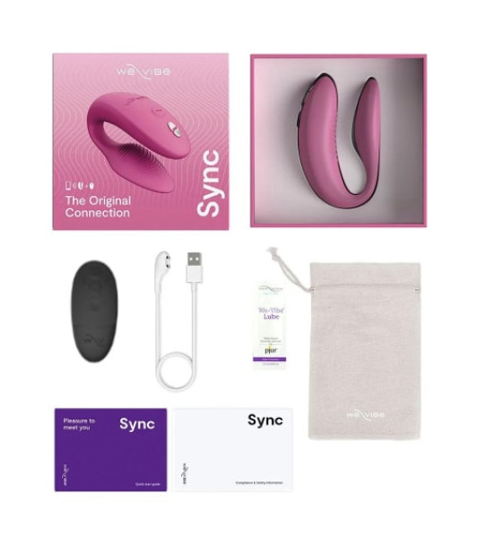 We Vibe Sync 2 Rose innovador vibrador inteligente para parejas, rosa - 8 - notaboo.es