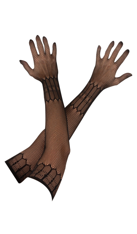 <p>Sexy fine mesh gloves<br></p>