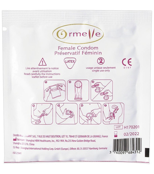 Preservativos femeninos Ormelle - 5 unidades - 3 - notaboo.es