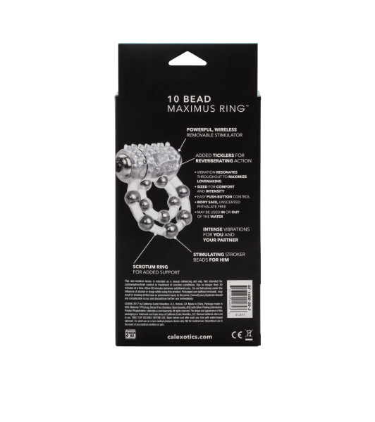 Ring 10 Stroke Beads Vibrating - 6 - notaboo.es