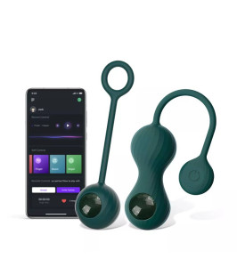 Magic Motion -Crystal Duo Smart Kegel Vibrator with Weight Set - notaboo.es