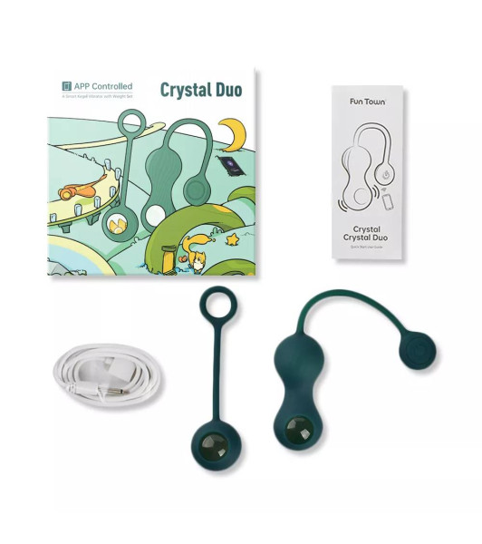 Magic Motion -Crystal Duo Smart Kegel Vibrator with Weight Set - 1 - notaboo.es