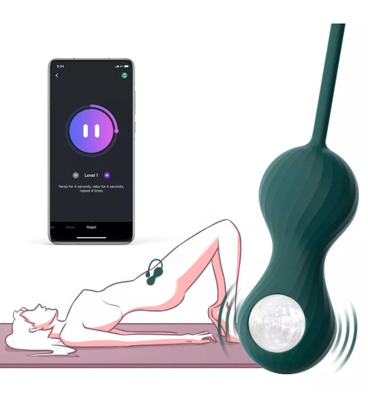 Magic Motion -Crystal Duo Smart Kegel Vibrator with Weight Set - 7 - notaboo.es
