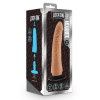 Lock On Hexanite 7.5 Inch Dildo With Suction Cup Adapter Mocha - 4 - notaboo.es