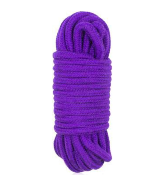 Cuerda de algodón 10m púrpura - notaboo.es