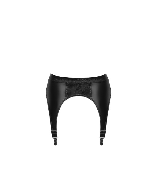 Cinturón de medias sexy Noir Handmade M, de vinilo, negro - 3 - notaboo.es