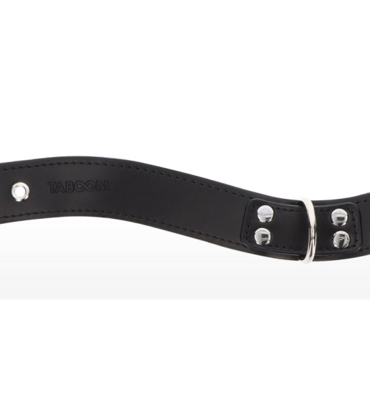Collar with Taboom locking device black - 4 - notaboo.es