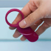 Tenga SVR Erection Ring for Penis with Vibration, red, 1.6 × 3.8 × 9 cm - 4 - notaboo.es
