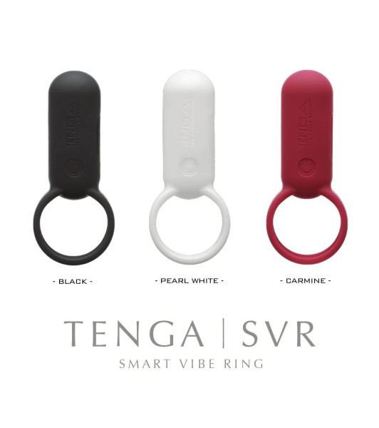 Tenga SVR Erection Ring for Penis with Vibration, red, 1.6 × 3.8 × 9 cm - 2 - notaboo.es