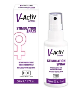Spray estimulante para mujer HOT V-Activ 50 ml - notaboo.es
