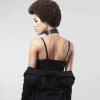 Collar laberinto con correa de Bijoux Indiscrets, color negro - 9 - notaboo.es