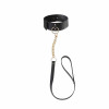 Maze collar with leash by Bijoux Indiscrets, black colour - 1 - notaboo.es
