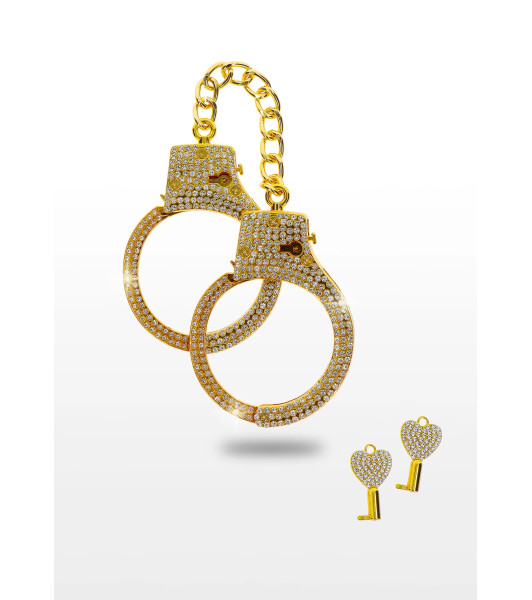 Taboom Diamond Wrist Cuffs Gold - 3 - notaboo.es