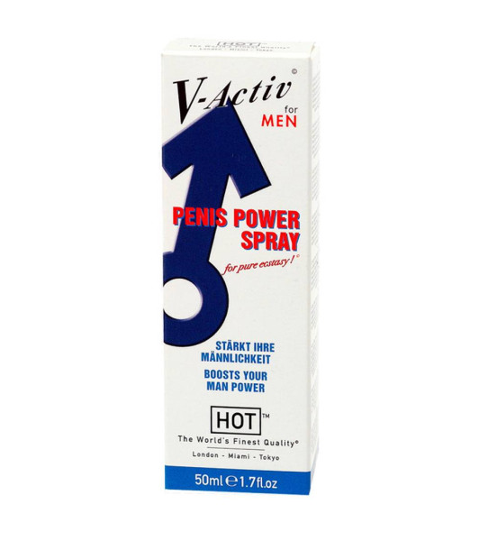 HOT V-Activ spray de excitación masculina, 50 ml - 2 - notaboo.es