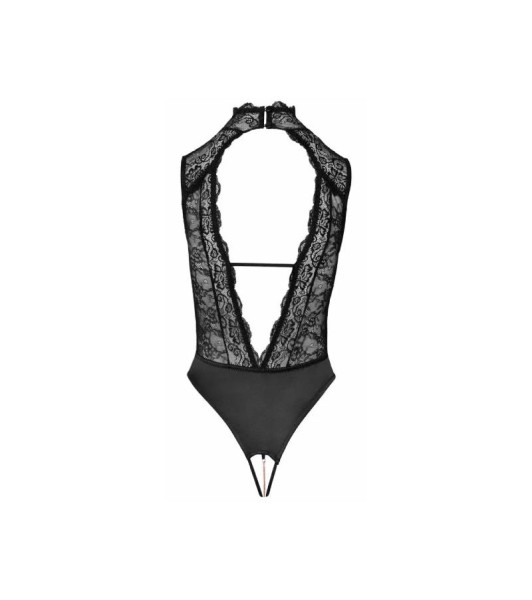 Sexy lace bodysuit with intimate neckline, M - 8 - notaboo.es